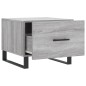 vidaXL Mesa de centro madera contrachapada gris Sonoma 50x50x40 cm vidaXL Mesa de centro madera contrachapada gris Sonoma 50x50x40 cm