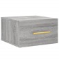 vidaXL Mesita de noche de pared color gris Sonoma 35x35x20 cm vidaXL Mesita de noche de pared color gris Sonoma 35x35x20 cm
