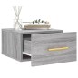 vidaXL Mesita de noche de pared color gris Sonoma 35x35x20 cm vidaXL Mesita de noche de pared color gris Sonoma 35x35x20 cm