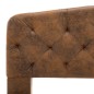 vidaXL Estructura de cama de piel de ante artificial marrón 120x200 cm vidaXL Estructura de cama de piel de ante artificial marrón 120x200 cm