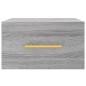 vidaXL Mesita de noche de pared color gris Sonoma 35x35x20 cm vidaXL Mesita de noche de pared color gris Sonoma 35x35x20 cm