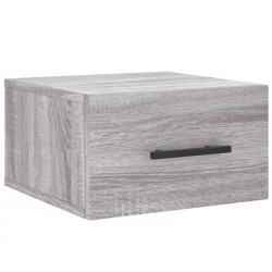 vidaXL Mesita de noche de pared color gris Sonoma 35x35x20 cm