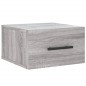 vidaXL Mesita de noche de pared color gris Sonoma 35x35x20 cm vidaXL Mesita de noche de pared color gris Sonoma 35x35x20 cm