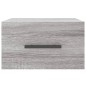 vidaXL Mesita de noche de pared color gris Sonoma 35x35x20 cm vidaXL Mesita de noche de pared color gris Sonoma 35x35x20 cm