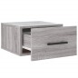 vidaXL Mesita de noche de pared color gris Sonoma 35x35x20 cm vidaXL Mesita de noche de pared color gris Sonoma 35x35x20 cm