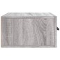 vidaXL Mesita de noche de pared color gris Sonoma 35x35x20 cm vidaXL Mesita de noche de pared color gris Sonoma 35x35x20 cm