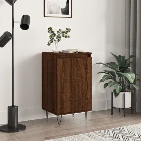 vidaXL Aparador madera de ingeniería marrón roble 40x35x70 cm