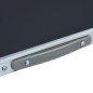 vidaXL Mesa de camping plegable aluminio gris 60x45 cm vidaXL Mesa de camping plegable aluminio gris 60x45 cm