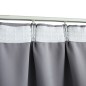vidaXL Cortinas opacas con ganchos 2 piezas gris 140x225 cm vidaXL Cortinas opacas con ganchos 2 piezas gris 140x225 cm