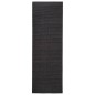 vidaXL Alfombra de sisal natural negro 66x200 cm vidaXL Alfombra de sisal natural negro 66x200 cm