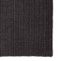 vidaXL Alfombra de sisal natural negro 66x200 cm vidaXL Alfombra de sisal natural negro 66x200 cm