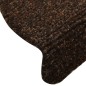 vidaXL Alfombrilla autoadhesiva de escalera 5 uds 56x17x3 cm marrón vidaXL Alfombrilla autoadhesiva de escalera 5 uds 56x17x3 cm marrón