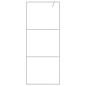 vidaXL Mampara de ducha vidrio ESG transparente plateado 80x195 cm vidaXL Mampara de ducha vidrio ESG transparente plateado 80x195 cm