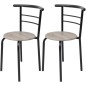 vidaXL Mesa alta de cocina o bar con taburetes MDF vidaXL Mesa alta de cocina o bar con taburetes MDF