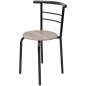 vidaXL Mesa alta de cocina o bar con taburetes MDF vidaXL Mesa alta de cocina o bar con taburetes MDF