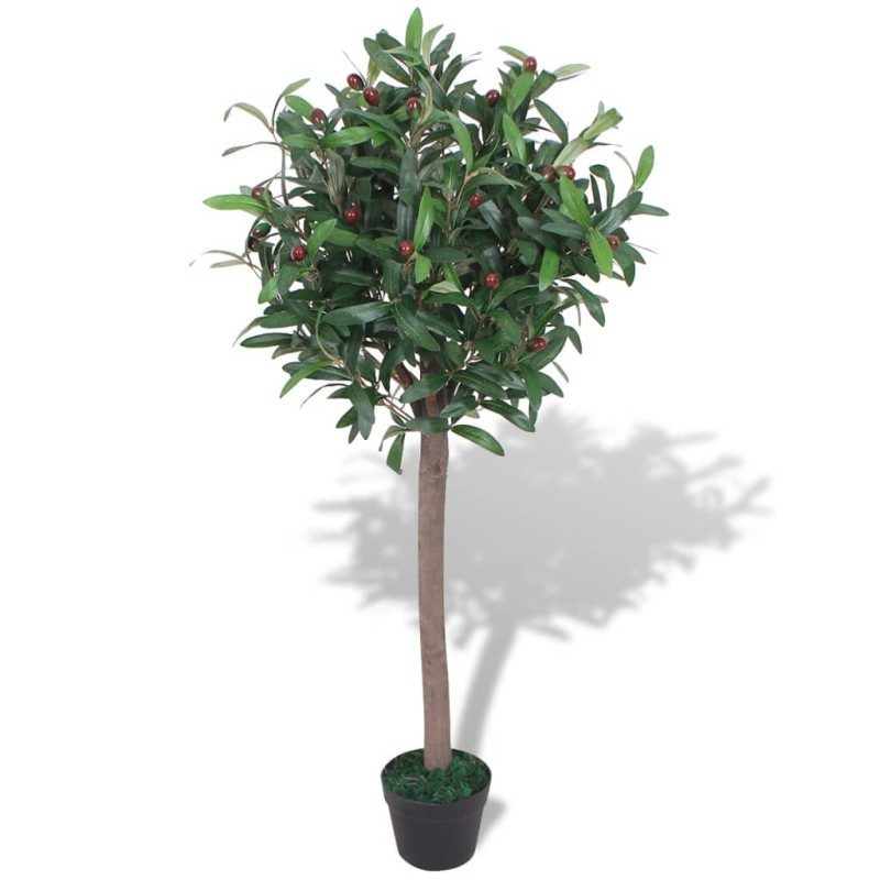 vidaXL Árbol de laurel artificial con macetero verde 120 cm vidaXL Árbol de laurel artificial con macetero verde 120 cm