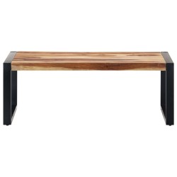 vidaXL Mesa de centro de madera maciza de sheesham 110x60x40 cm