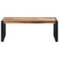 vidaXL Mesa de centro de madera maciza de sheesham 110x60x40 cm vidaXL Mesa de centro de madera maciza de sheesham 110x60x40 cm