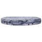 vidaXL Espejo de caucho de neumático reciclado blanco 50 cm vidaXL Espejo de caucho de neumático reciclado blanco 50 cm