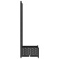 vidaXL Jardinera con enrejado PP negro 40x40x121,5 cm vidaXL Jardinera con enrejado PP negro 40x40x121,5 cm