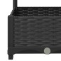 vidaXL Jardinera con enrejado PP negro 40x40x121,5 cm vidaXL Jardinera con enrejado PP negro 40x40x121,5 cm