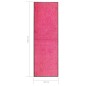 vidaXL Felpudo lavable rosa 60x180 cm vidaXL Felpudo lavable rosa 60x180 cm