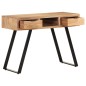 vidaXL Escritorio madera maciza acacia con borde natural 107x45x79 cm vidaXL Escritorio madera maciza acacia con borde natural 107x45x79 cm