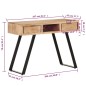 vidaXL Escritorio madera maciza acacia con borde natural 107x45x79 cm vidaXL Escritorio madera maciza acacia con borde natural 107x45x79 cm