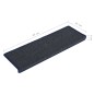 vidaXL Alfombras de peldaños de escalera 15 uds gris y azul 65x21x4 cm vidaXL Alfombras de peldaños de escalera 15 uds gris y azul 65x21x4 cm