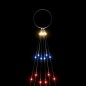 vidaXL Árbol de Navidad en asta de bandera 108 LED de colores 180 cm vidaXL Árbol de Navidad en asta de bandera 108 LED de colores 180 cm