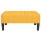 vidaXL Reposapiés de tela amarillo 78x56x32 cm vidaXL Reposapiés de tela amarillo 78x56x32 cm