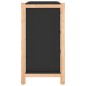 vidaXL Aparador de madera contrachapada negro 62x38x70 cm vidaXL Aparador de madera contrachapada negro 62x38x70 cm