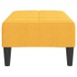 vidaXL Reposapiés de tela amarillo 78x56x32 cm vidaXL Reposapiés de tela amarillo 78x56x32 cm
