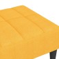 vidaXL Reposapiés de tela amarillo 78x56x32 cm vidaXL Reposapiés de tela amarillo 78x56x32 cm