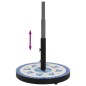 vidaXL Base de sombrilla redonda azul y blanco 12 kg vidaXL Base de sombrilla redonda azul y blanco 12 kg