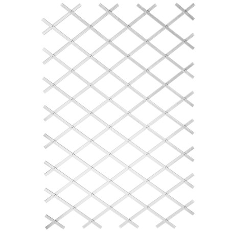 Nature Enrejado de jardín 50x150 cm PVC blanco 6040701