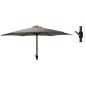 ProGarden Sombrilla Monica gris oscuro 270 cm ProGarden Sombrilla Monica gris oscuro 270 cm