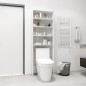 vidaXL Armario de lavadora blanco brillante 64x24x190 cm vidaXL Armario de lavadora blanco brillante 64x24x190 cm