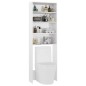 vidaXL Armario de lavadora blanco brillante 64x24x190 cm vidaXL Armario de lavadora blanco brillante 64x24x190 cm