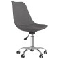 vidaXL Sillas de comedor giratorias 2 unidades tela gris oscuro vidaXL Sillas de comedor giratorias 2 unidades tela gris oscuro