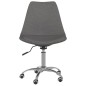 vidaXL Sillas de comedor giratorias 2 unidades tela gris oscuro vidaXL Sillas de comedor giratorias 2 unidades tela gris oscuro