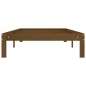 vidaXL Estructura de cama madera maciza pino marrón miel 100x200 cm vidaXL Estructura de cama madera maciza pino marrón miel 100x200 cm