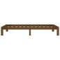 vidaXL Estructura de cama madera maciza pino marrón miel 100x200 cm vidaXL Estructura de cama madera maciza pino marrón miel 100x200 cm