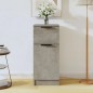 vidaXL Aparador de madera contrachapada gris hormigón 30x30x70 cm vidaXL Aparador de madera contrachapada gris hormigón 30x30x70 cm