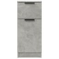 vidaXL Aparador de madera contrachapada gris hormigón 30x30x70 cm vidaXL Aparador de madera contrachapada gris hormigón 30x30x70 cm