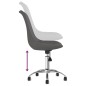 vidaXL Sillas de comedor giratorias 2 unidades tela gris oscuro vidaXL Sillas de comedor giratorias 2 unidades tela gris oscuro