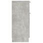 vidaXL Aparador de madera contrachapada gris hormigón 30x30x70 cm vidaXL Aparador de madera contrachapada gris hormigón 30x30x70 cm