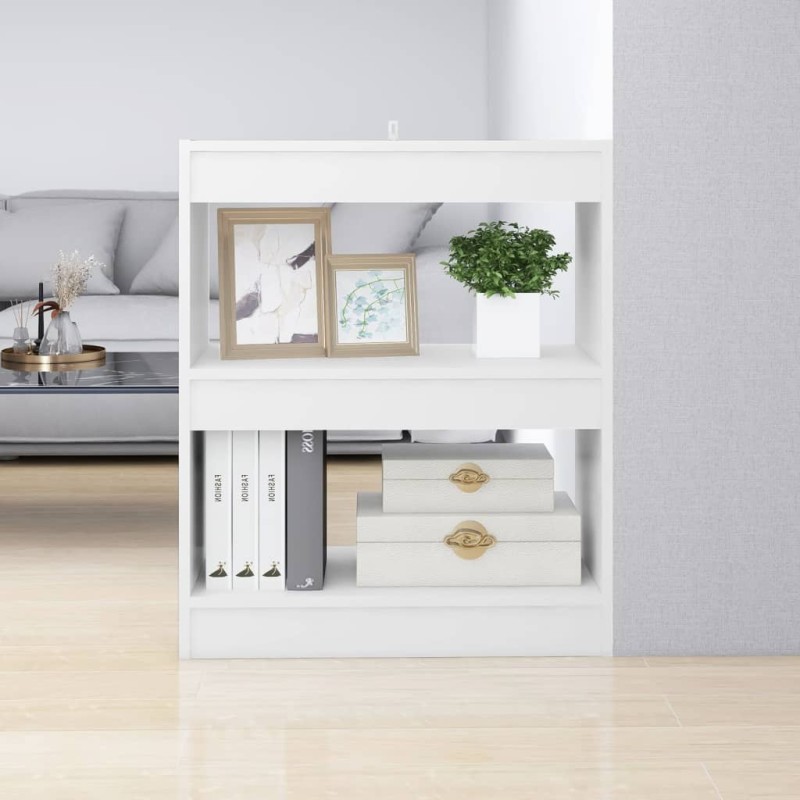 vidaXL Estantería/divisor de espacios blanco 60x30x72 cm vidaXL Estantería/divisor de espacios blanco 60x30x72 cm
