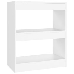vidaXL Estantería/divisor de espacios blanco 60x30x72 cm