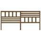 vidaXL Cabecero de cama madera maciza de pino marrón miel 186x4x100 cm vidaXL Cabecero de cama madera maciza de pino marrón miel 186x4x100 cm